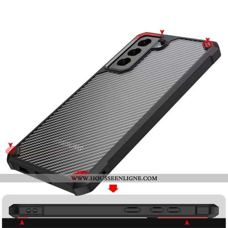 Coque Samsung Galaxy S21 FE Hybride Rebords Silicone