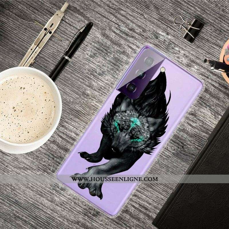 Coque Samsung Galaxy S21 FE Loup Royal