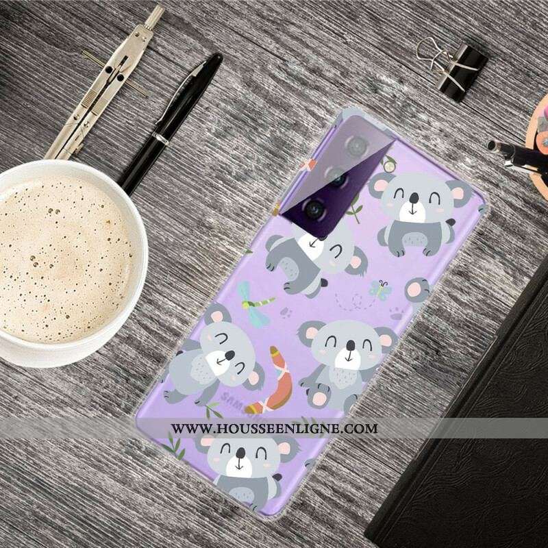 Coque Samsung Galaxy S21 FE Mignons Koalas