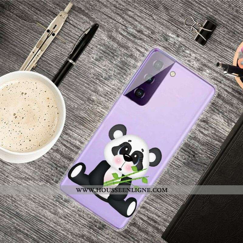 Coque Samsung Galaxy S21 FE Panda Triste