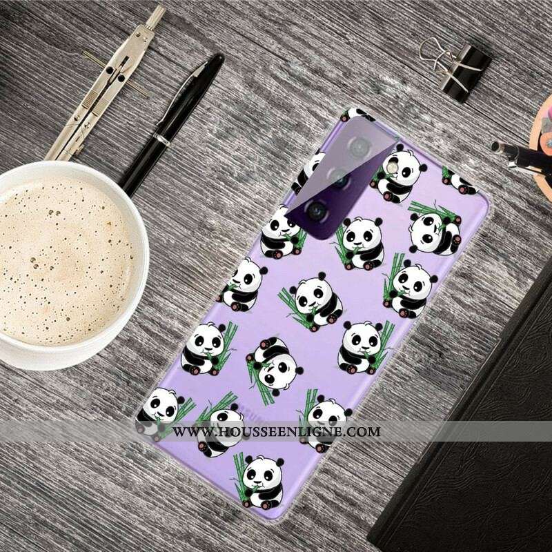 Coque Samsung Galaxy S21 FE Petits Pandas