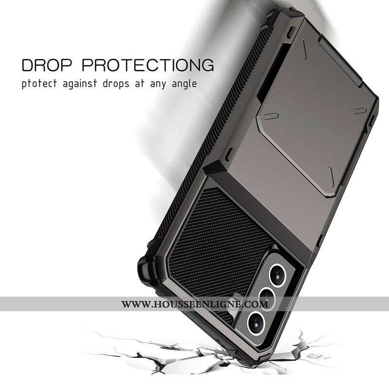 Coque Samsung Galaxy S21 FE Porte-Carte Style Flip