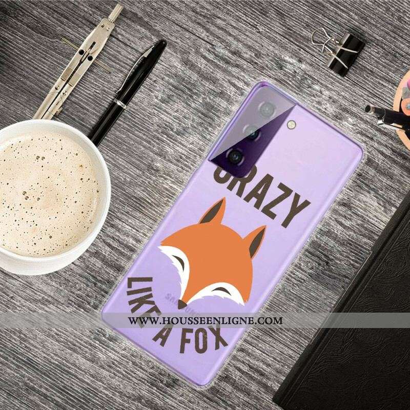 Coque Samsung Galaxy S21 FE Renard / Crazy Like a Fox