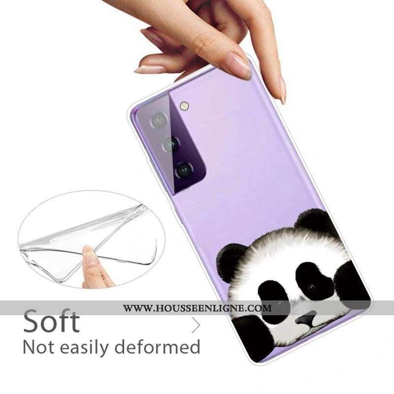 Coque Samsung Galaxy S21 FE Transparente Panda