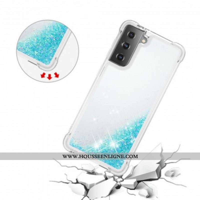 Coque Samsung Galaxy S21 Plus 5G Désires Paillettes