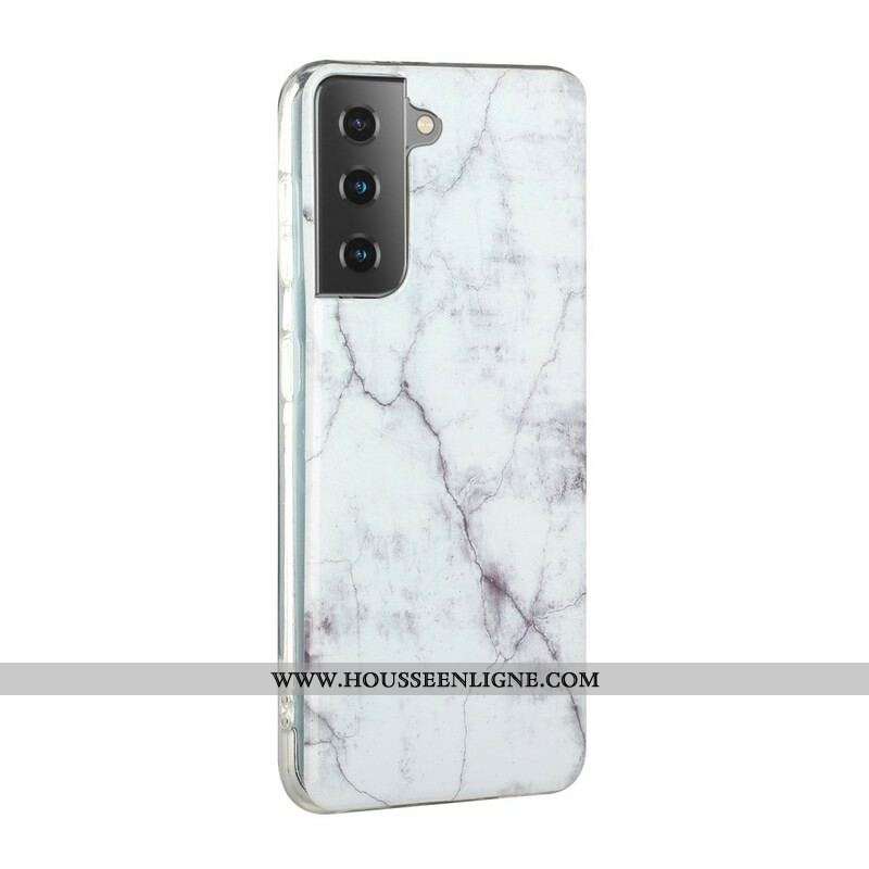 Coque Samsung Galaxy S21 Plus 5G Marbre Enchanté