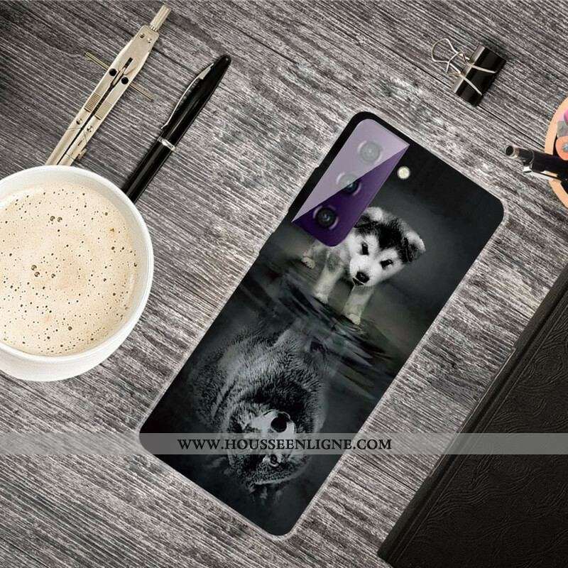 Coque Samsung Galaxy S21 Plus 5G Rêve de Chiot