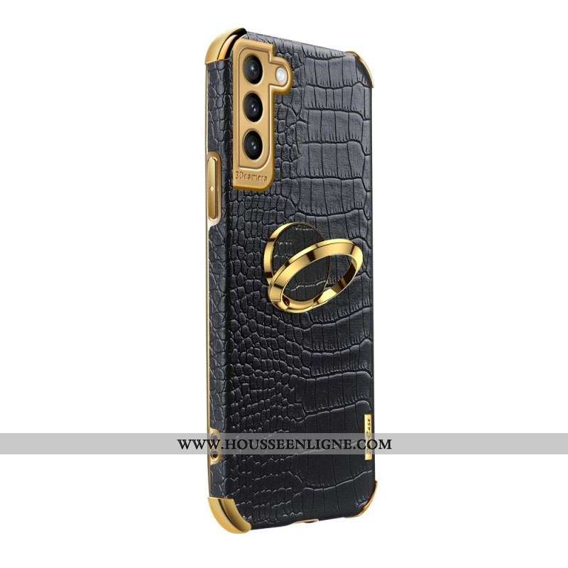 Coque Samsung Galaxy S21 Plus 5G X-CASE Effet Peau Crocodile