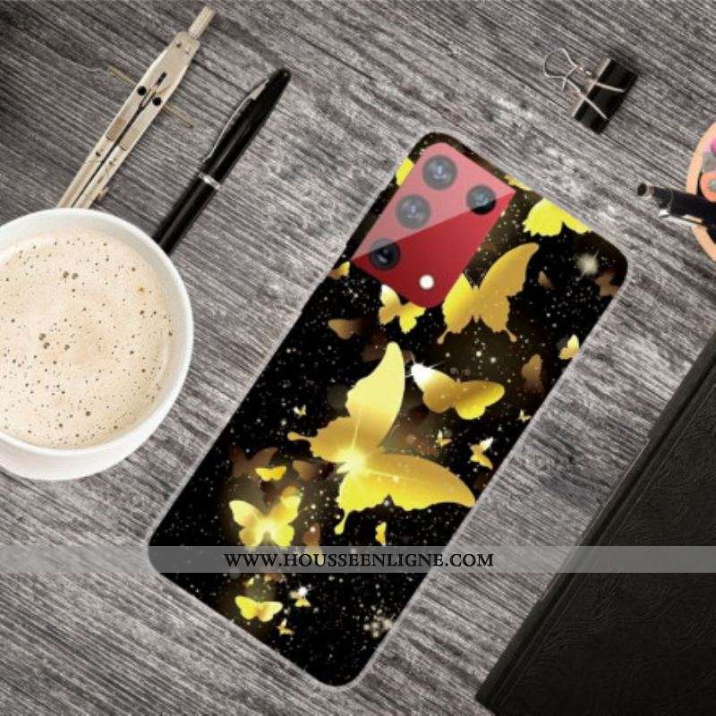 Coque Samsung Galaxy S21 Ultra 5G Beaux Papillons