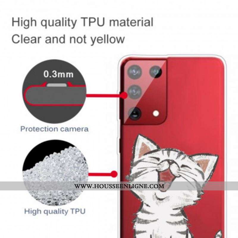 Coque Samsung Galaxy S21 Ultra 5G Charmant Chat