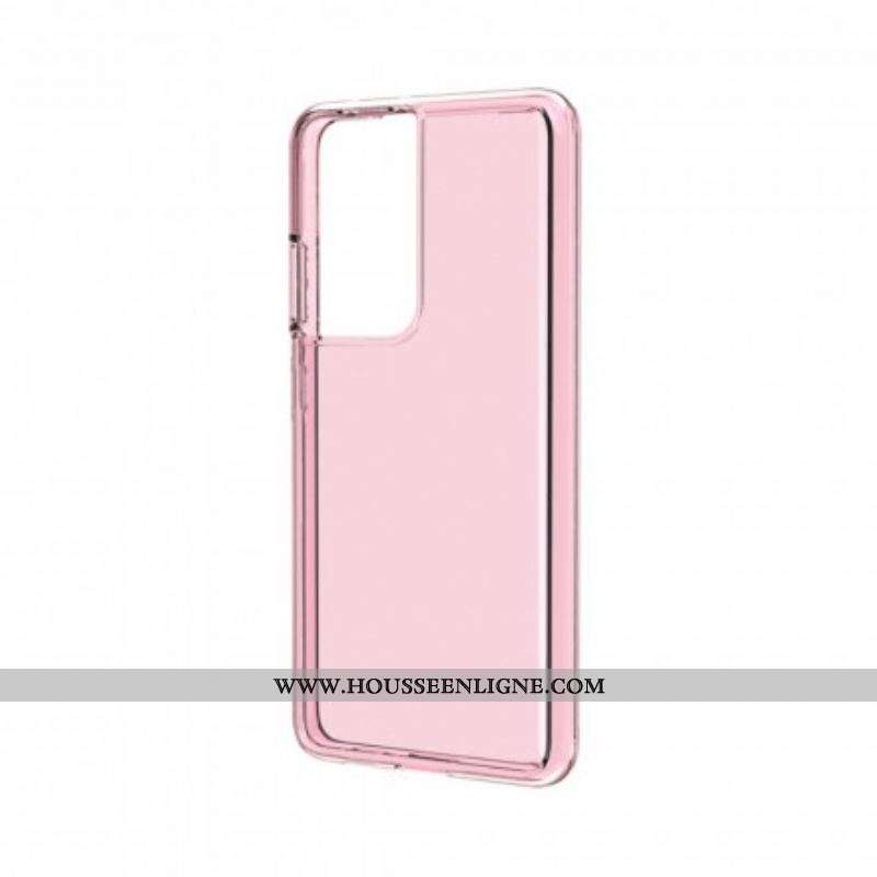 Coque Samsung Galaxy S21 Ultra 5G Colorée Transparente