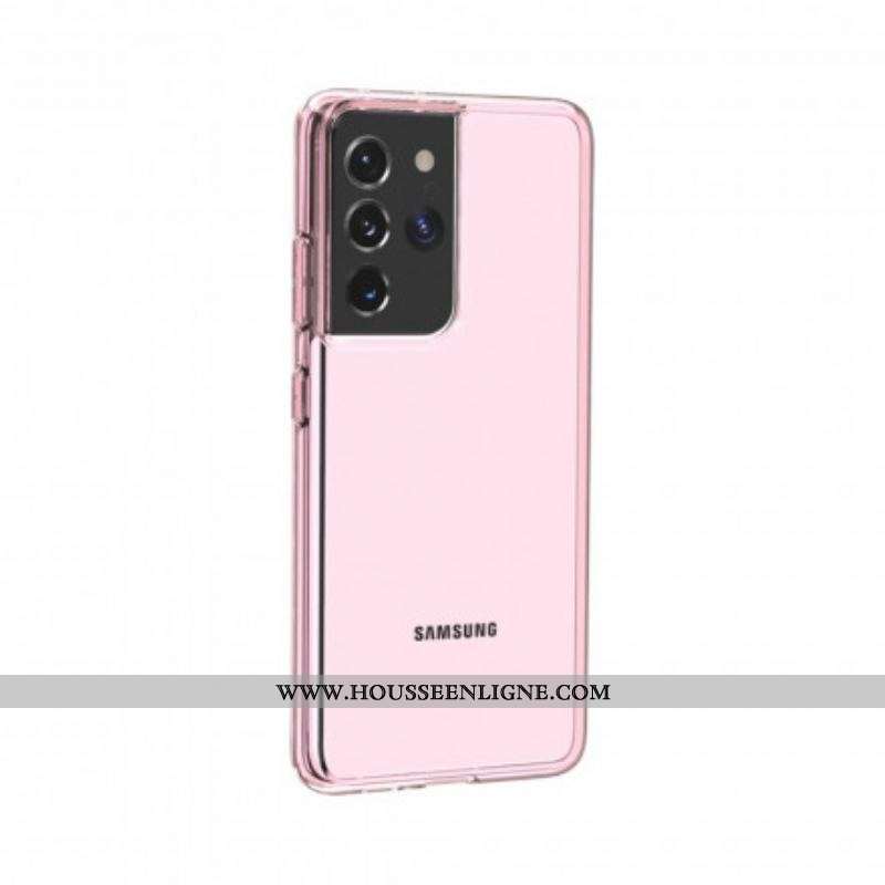 Coque Samsung Galaxy S21 Ultra 5G Colorée Transparente