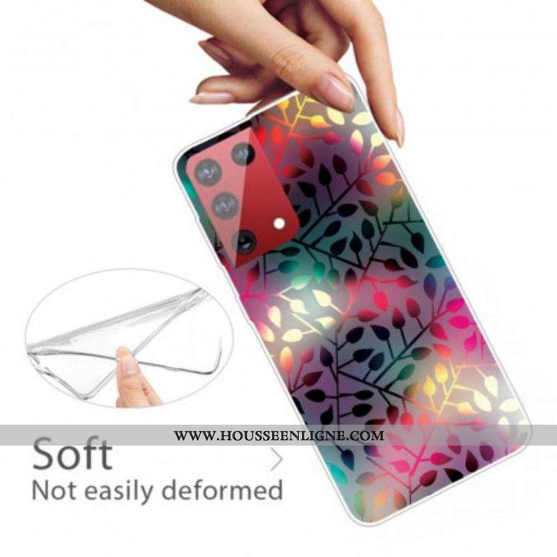 Coque Samsung Galaxy S21 Ultra 5G Feuilles