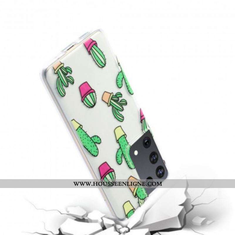 Coque Samsung Galaxy S21 Ultra 5G Minis Cactus