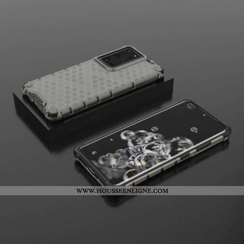 Coque Samsung Galaxy S21 Ultra 5G Style Nid d'Abeille