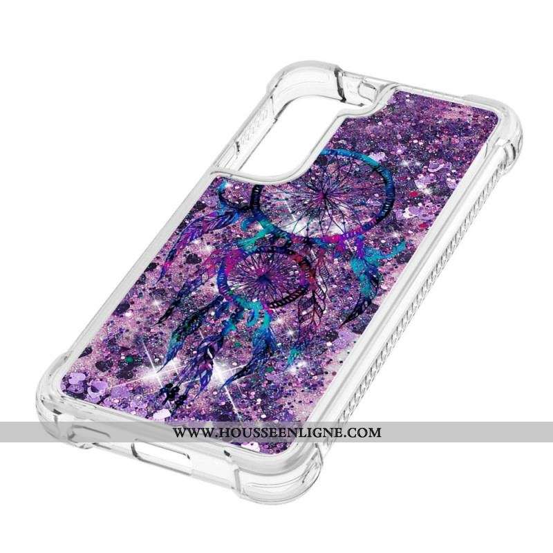 Coque Samsung Galaxy S22 5G Attrape Rêves Paillettes