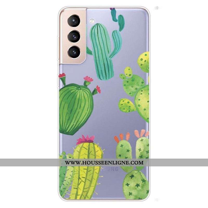 Coque Samsung Galaxy S22 5G Cactus Aquarelle