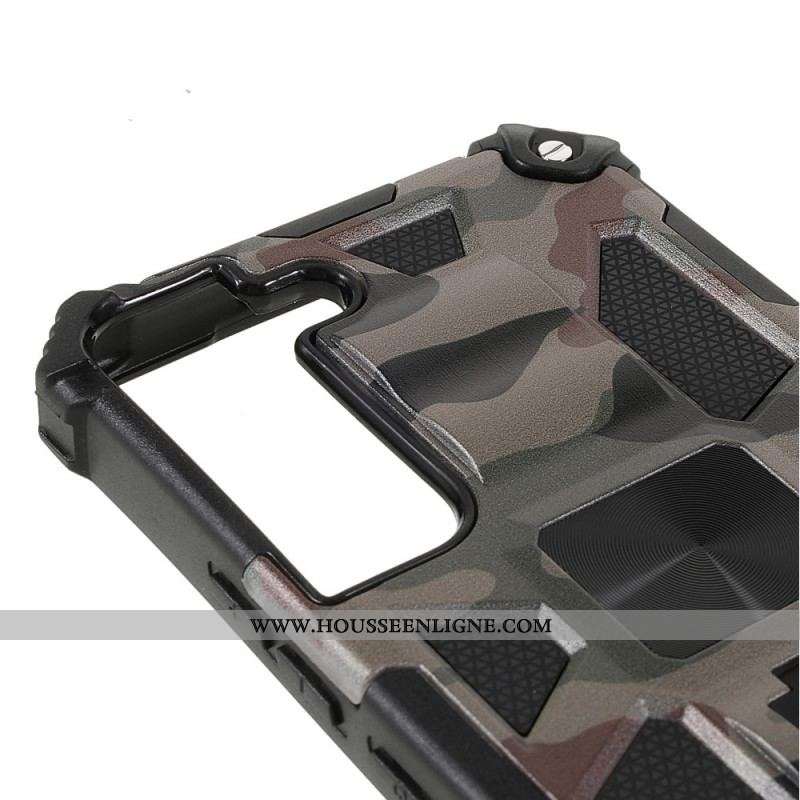 Coque Samsung Galaxy S22 5G Camouflage Support Amovible