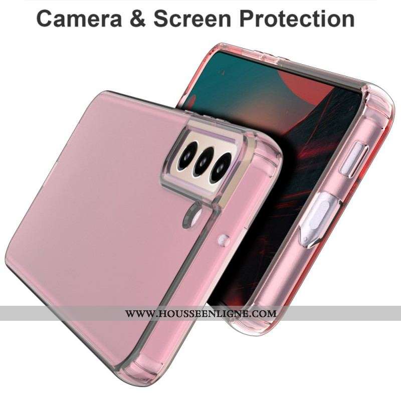 Coque Samsung Galaxy S22 5G Colorée Transparente