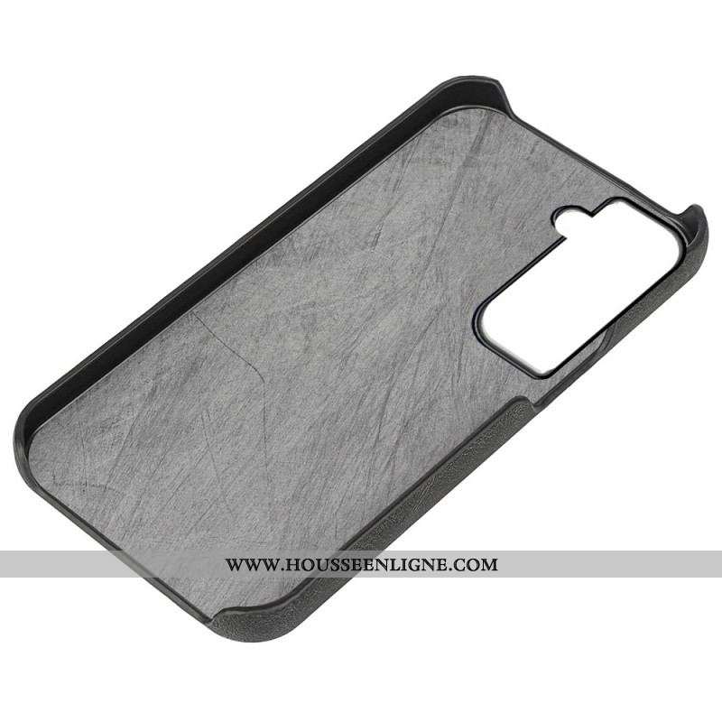 Coque Samsung Galaxy S22 5G Effet Cuir Anneau-Support New Colors