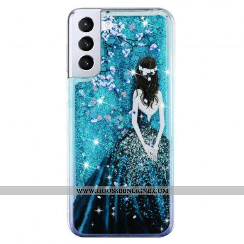 Coque Samsung Galaxy S22 5G Femme Paillettes