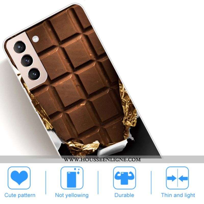 Coque Samsung Galaxy S22 5G Flexible Chocolat