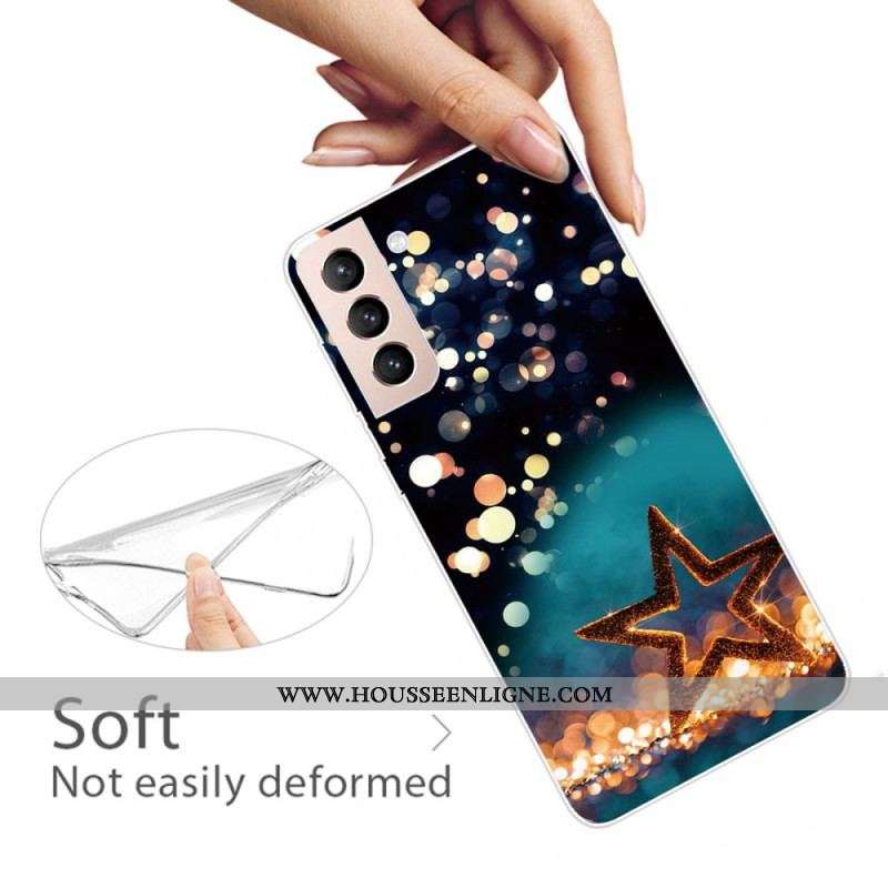 Coque Samsung Galaxy S22 5G Flexible Étoile