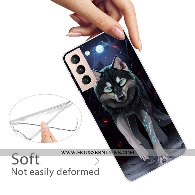 Coque Samsung Galaxy S22 5G Loup Royal