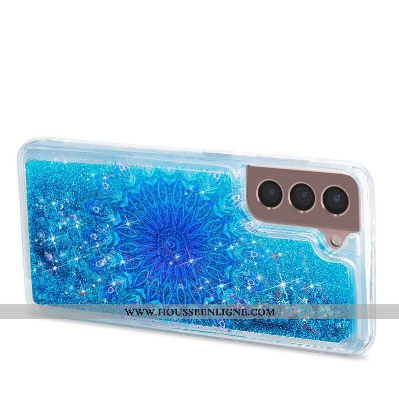 Coque Samsung Galaxy S22 5G Mandala Paillettes