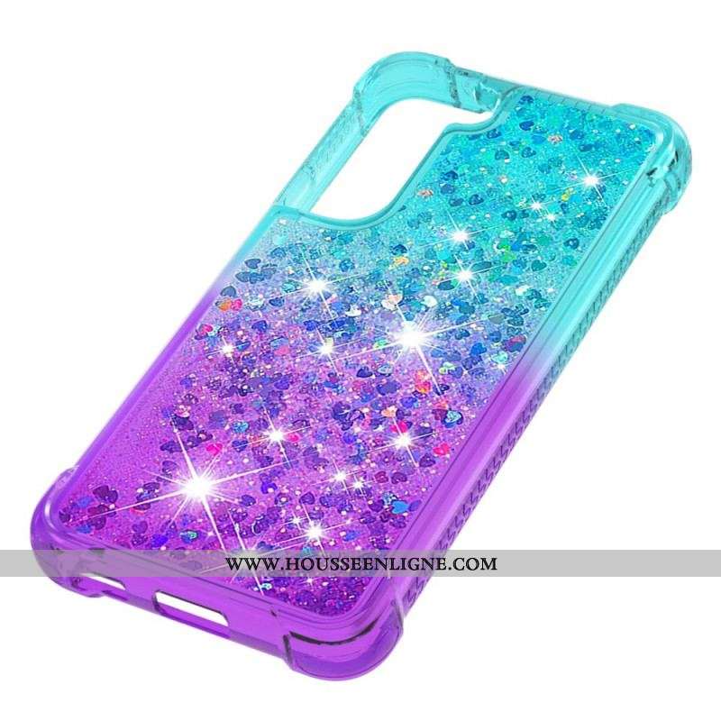 Coque Samsung Galaxy S22 5G Paillettes Colors