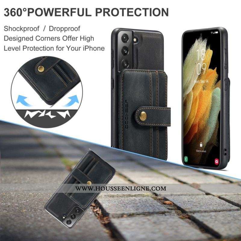 Coque Samsung Galaxy S22 5G Porte-Cartes Détachable