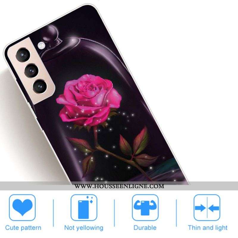 Coque Samsung Galaxy S22 5G Rose Magique