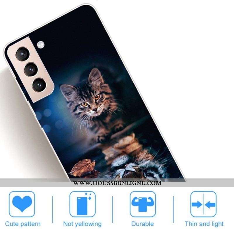 Coque Samsung Galaxy S22 5G Réflexion Chat