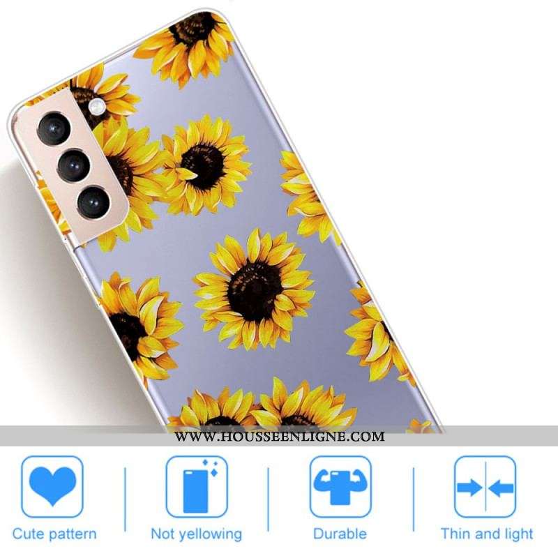 Coque Samsung Galaxy S22 5G Tournesols