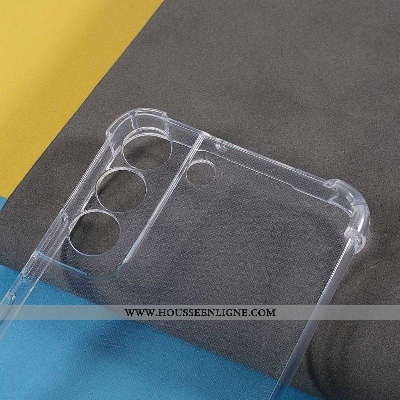 Coque Samsung Galaxy S22 5G Transparente Coins Renforcés