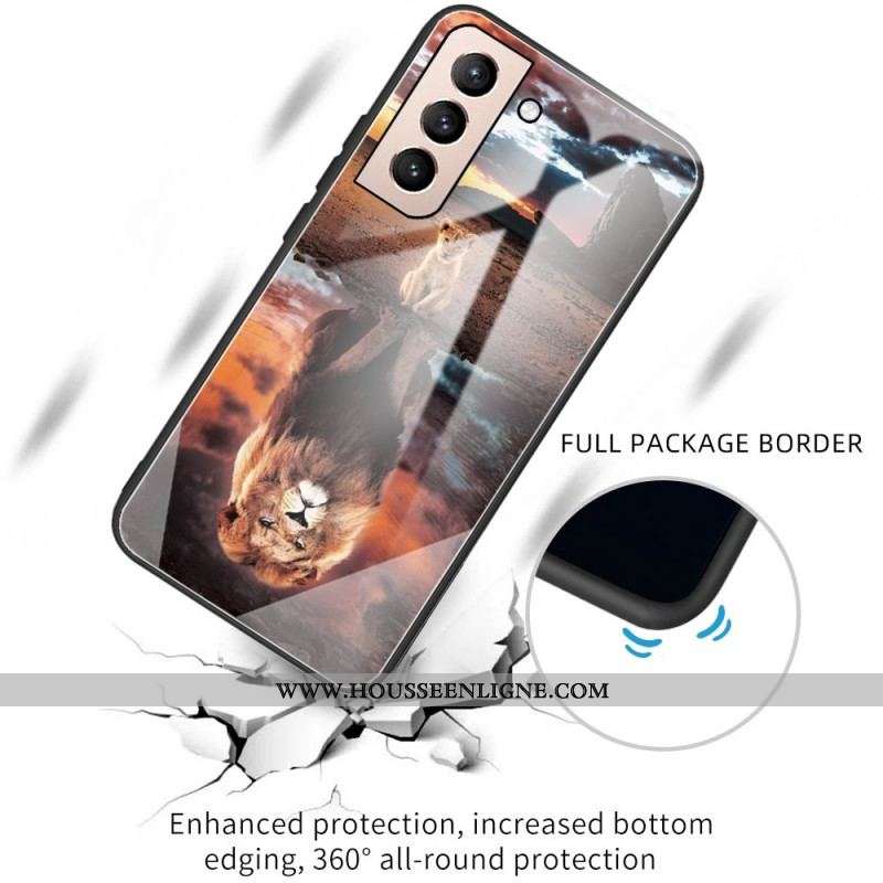 Coque Samsung Galaxy S22 5G Verre Trempé Rêve de Lionceau