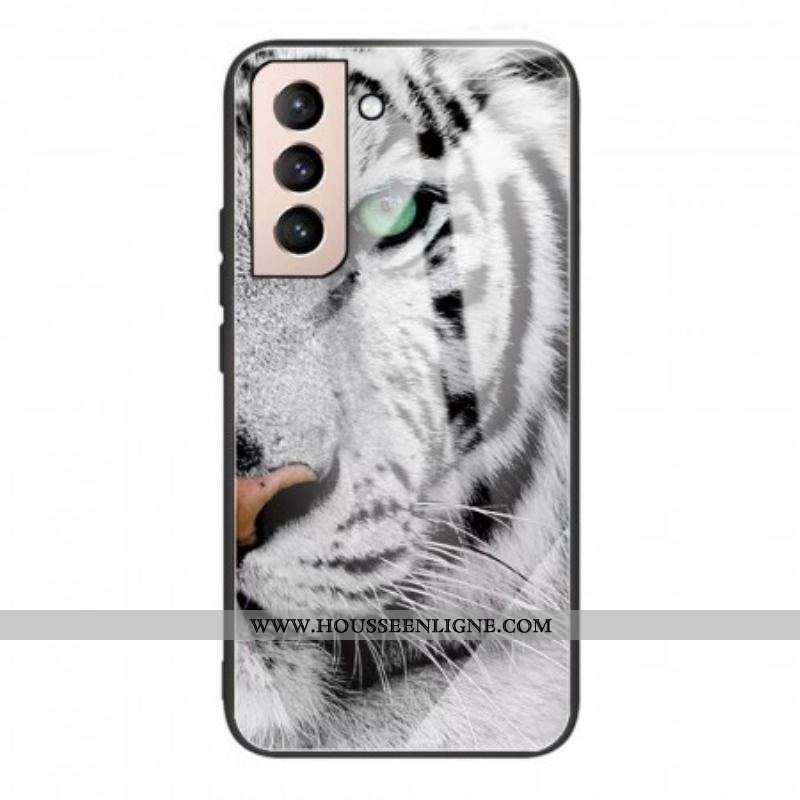 Coque Samsung Galaxy S22 5G Verre Trempé Tigre