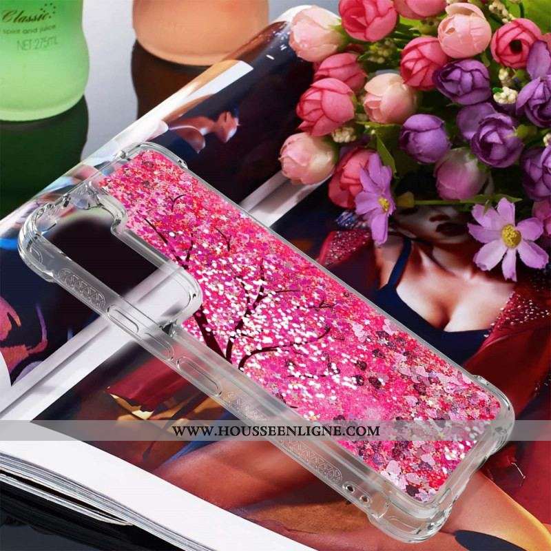 Coque Samsung Galaxy S22 Plus 5G Arbre Paillettes