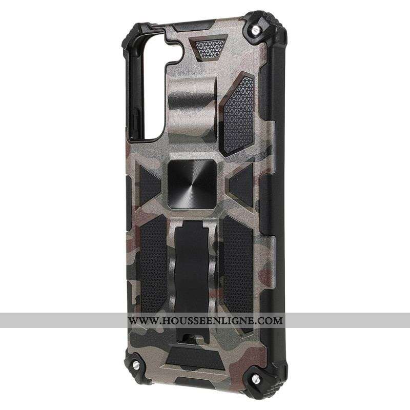 Coque Samsung Galaxy S22 Plus 5G Camouflage Support Amovible