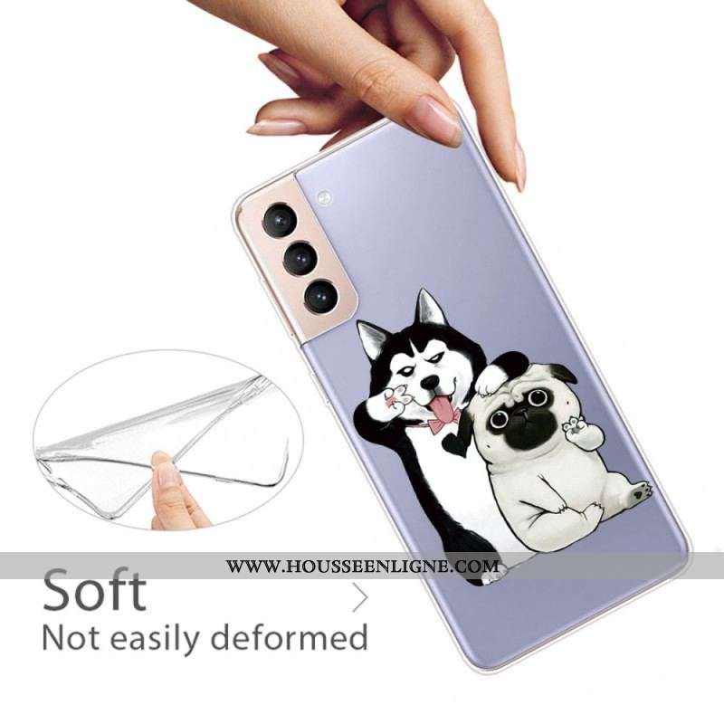 Coque Samsung Galaxy S22 Plus 5G Drôles de Chiens