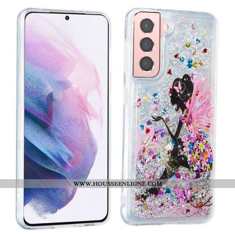 Coque Samsung Galaxy S22 Plus 5G Fée Paillettes