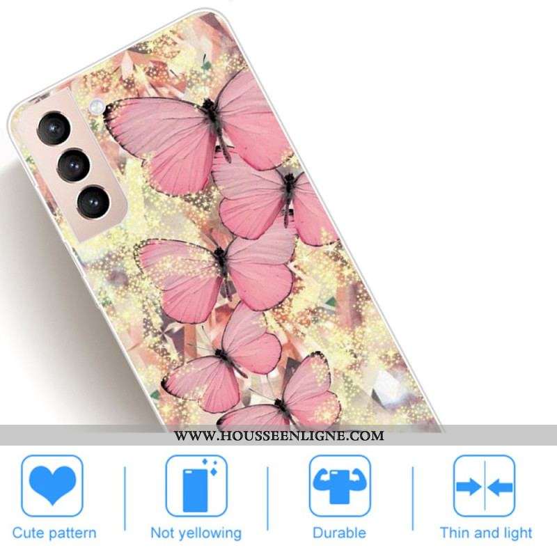 Coque Samsung Galaxy S22 Plus 5G Papillons Papillons