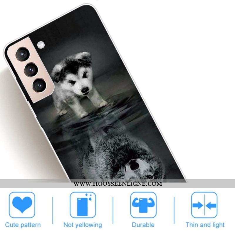 Coque Samsung Galaxy S22 Plus 5G Rêve de Chiot