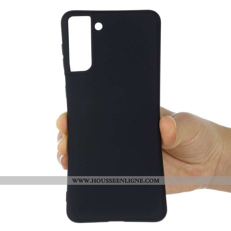 Coque Samsung Galaxy S22 Plus 5G Silicone Liquide avec Lanière