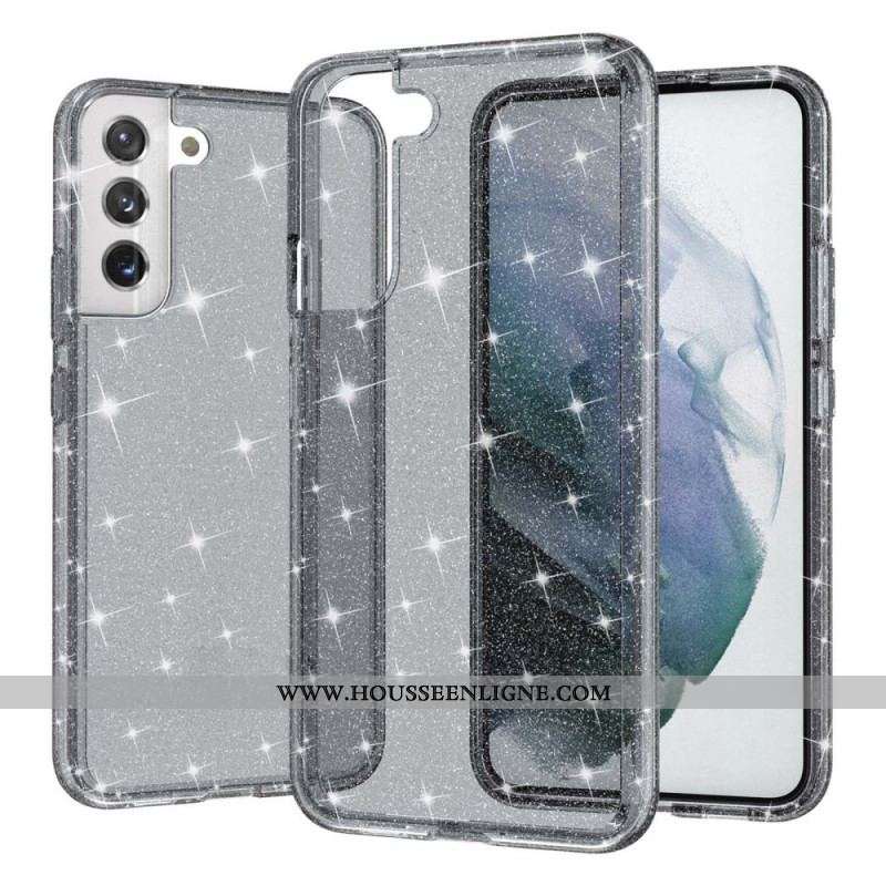 Coque Samsung Galaxy S22 Plus 5G Transparente Paillettes