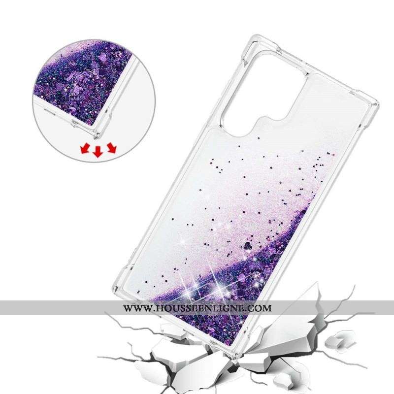 Coque Samsung Galaxy S22 Ultra 5G Désires Paillettes