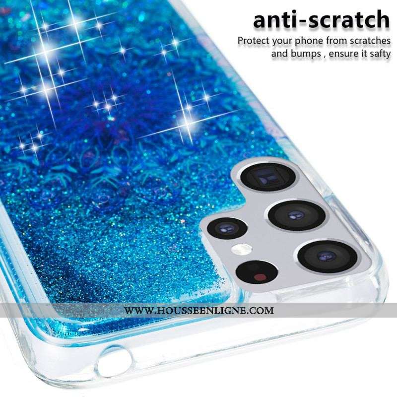 Coque Samsung Galaxy S22 Ultra 5G Mandala Paillettes