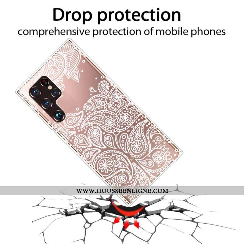 Coque Samsung Galaxy S22 Ultra 5G Mandala Stylé