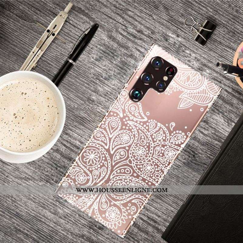 Coque Samsung Galaxy S22 Ultra 5G Mandala Stylé