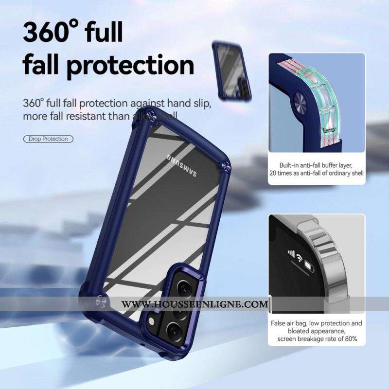 Coque Samsung Galaxy S23 5G Hybride avec Alliage Aluminium